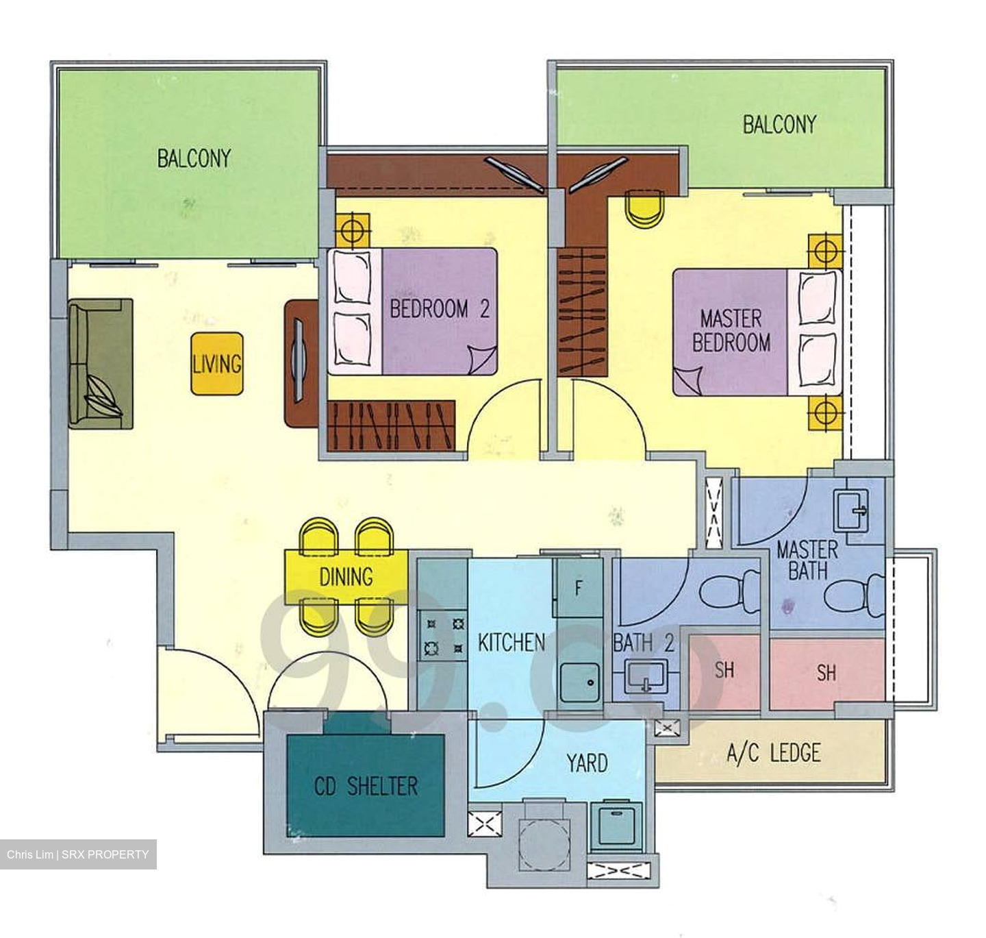 Palm Oasis (D15), Apartment #598687021